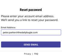 Elliot Lake Standard - Enter email address to reset password