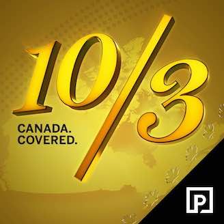 10/3 Canada Covered Cover